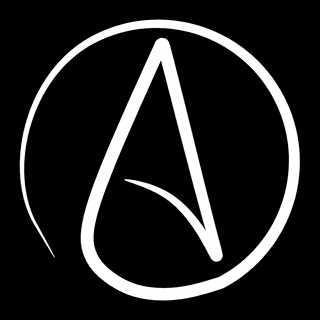 Free atheist symbol wallpaper