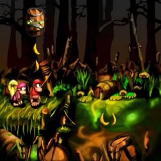 Donkey kong country 2 wallpaper