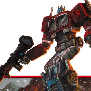 Transformers g1 series optimus prime and grimlock wallpaper