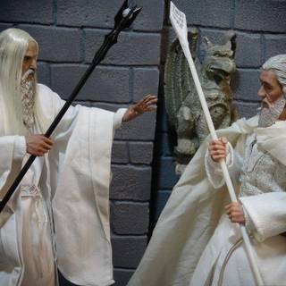 Gandalf vs sauon wallpaper