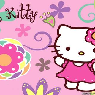 Background foto hello kitty
