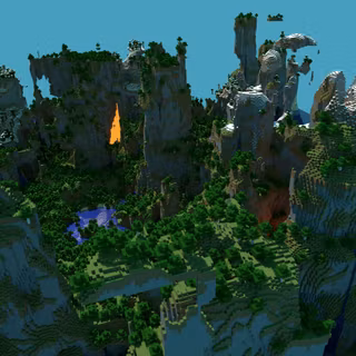 Minecraft world backgrounds