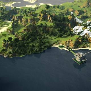 Minecraft world backgrounds