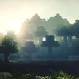 Minecraft world backgrounds