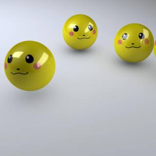 Wallpaper of smiley faces
