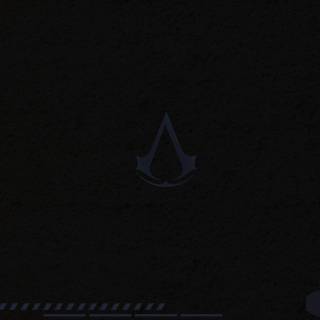 Assassins creed logo black background