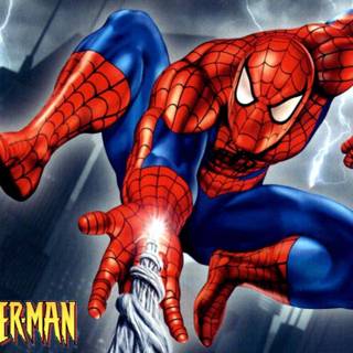 Spiderman cartoon wallpaper HD