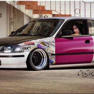 Honda Civic EG Hatch wallpaper