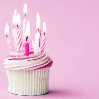 Cupcake pink wallpaper
