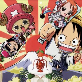 One piece chibi wallpaper