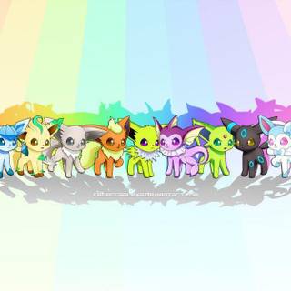 Cute eeveelutions wallpaper