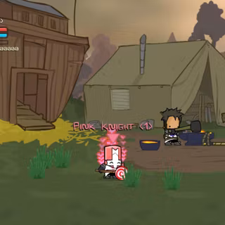 Castle crashers pink knight wallpaper