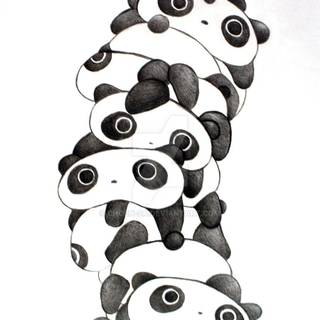 Kawaii tare panda wallpaper