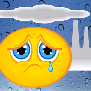 Sad smiley wallpaper