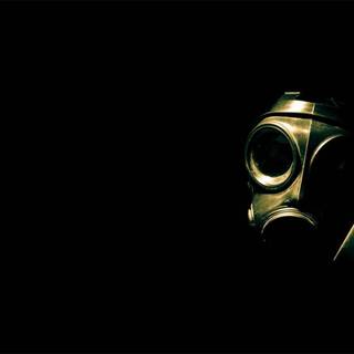 Gas mask psycho wallpaper