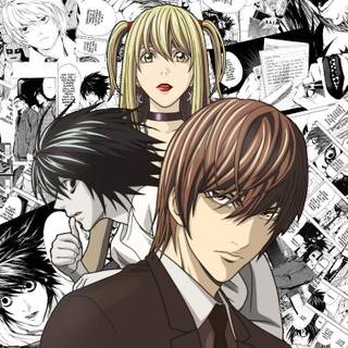 L y kira death note wallpaper
