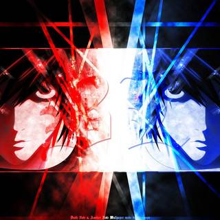 L y kira death note wallpaper