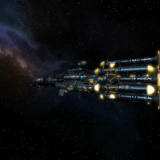 Spaceships HD wallpaper