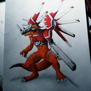 Digimon data squad agumon wallpaper