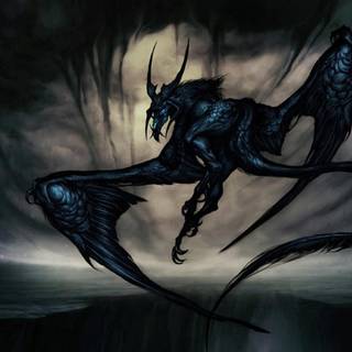 Black doragon wallpaper