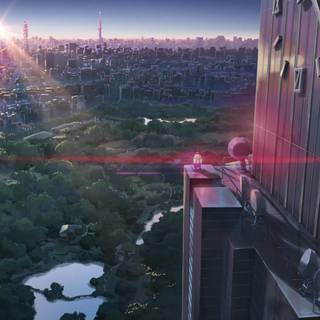 Makoto shinkai background