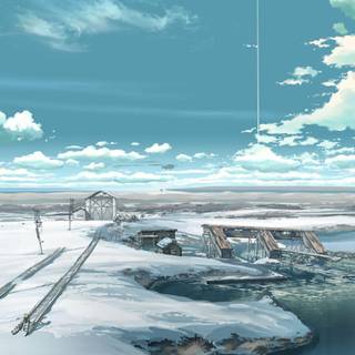 Makoto shinkai background