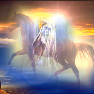 Free barbie and horse backgrounds