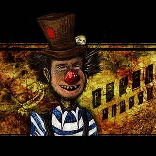 Psycho clown wallpaper