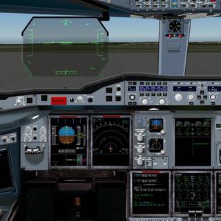 Airbus a380 cockpit wallpaper