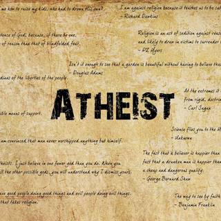 Atheist quotes wallpaper