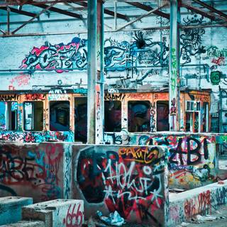 Graffiti mobile background