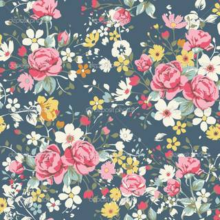 Flower vintage wallpaper