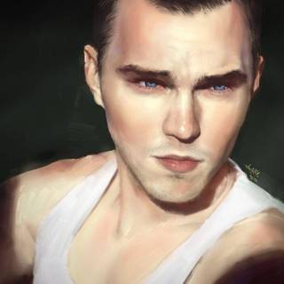 Nicholas hoult wallpaper deviantart