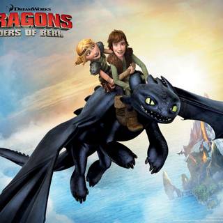 Hiccup and toothless wallpaper