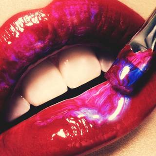 Wallpaper lipstick