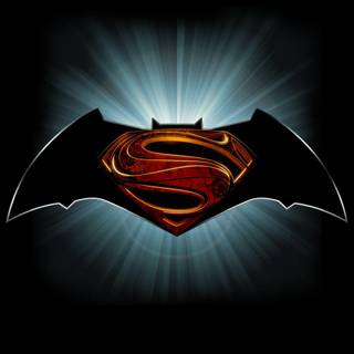 Superman batman symbol wallpaper