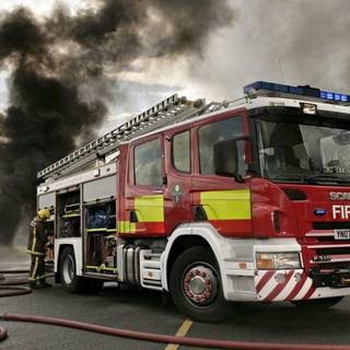 Wallpaper firetrucks