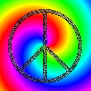 Colorful peace sign backgrounds for desktop