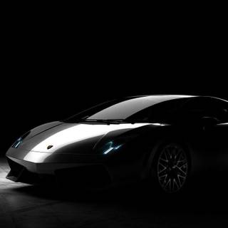 Black and white lamborghini wallpaper