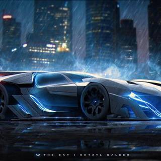 Batman car HD wallpaper