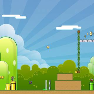 Mario and yoshi background