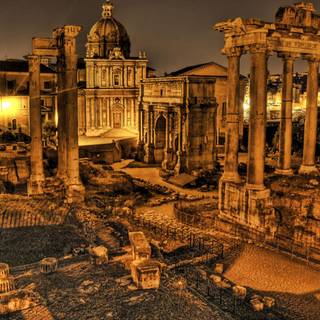 Background of old rome