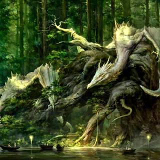 Elven fantasy wallpaper