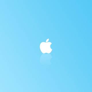 Apple wallpaper blue