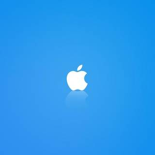 Apple wallpaper blue