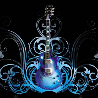 Guitar art wallpaper