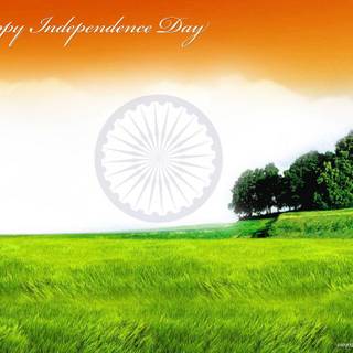 Indian national flag background nature