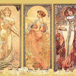 Alphonse mucha wallpaper