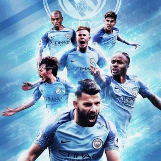 Manchester city team wallpaper
