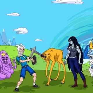 Adventure time background iphone